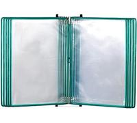 Espositore for libri a fogli mobili da parete, formato A4, lettera 10, pannelli bifacciali, multicolore(Color)