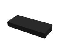 Espositore for manichino quadrato con piedistallo - Grande base nera for negozi di abiti da sposa, catering, dessert, gioielli, oggetti collezione(Black,100x40x10cm)