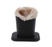 Espositore for occhiali da sole in pelle con fodera in morbido peluche(Schwarz)
