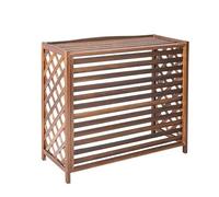 Espositore For Piante Da Balcone, Copertura For Recinzione For Tende Da Giardino, Copertura Decorativa For Radiatore Con Telaio Carbonizzato E Ispessito, For Unità Esterna(100X43x94cm)