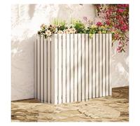 Espositore For Piante Da Balcone, Recinzione Decorativa For Condizionatori D'aria, Telaio Esterno Con Persiane For Condizionatori D'aria, For Portici, Patii, Balconi(Color3,120x60x105cm)