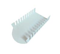 Espositore For Piastrelle Da Pavimento Con Griglia 8/10, Espositore For Porta Campione, Scaffale For Esposizione Di Pavimenti Scanalati(White,10 Grid)
