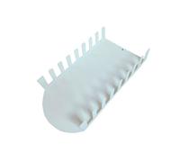 Espositore For Piastrelle Da Pavimento Con Griglia 8/10, Espositore For Porta Campione, Scaffale For Esposizione Di Pavimenti Scanalati(White,8 Grid)