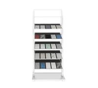 Espositore For Piastrelle Da Pavimento, Espositore For Piastrelle In Metallo E Ceramica, Portacampioni In Ceramica For Fiere E Saloni Di Artigianato(White,30X80cm)