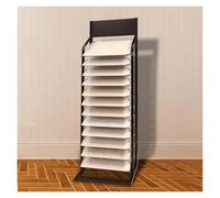 Espositore For Piastrelle In Metallo Resistente, Portacampioni A Inserimento Obliquo Commerciale For Sale Espositive, Portacampioni For Porte In Quarzo, Pietra E Vetro(18.1x17.7inch/46x45cm)