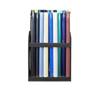 Espositore for rotoli di tessuto commerciale, espositore for rotoli di carta da parati in legno e vinile, for organizzatore di carta da parati/tovaglie/involucri(Gray)