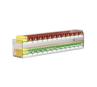 Espositore for sigarette,Espositore for vendita al dettaglio con ripiani in acrilico trasparente a più livelli,per banco vendita negozi(3 layers of 14 columns)