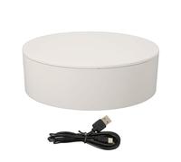 Espositore Girevole a 360 Gradi per Tazza di Orologi per Gioielli, Carico Massimo di 5 Kg, Piattaforma Girevole Elettrica Automatica con velocità e Direzione Regolabili
