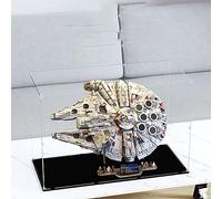 Espositore in acrilico compatibile con Lego 75192 Millennium Falcon modello, protezione, antipolvere, modello regalo, trasparente, compatibile con Lego (solo vetrina) (A)