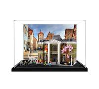 Espositore in acrilico, compatibile con set museali Lego 10326, antipolvere, custodia trasparente, compatibile con 10326 (solo scatola espositiva, kit non incluso) (Sfondo A)