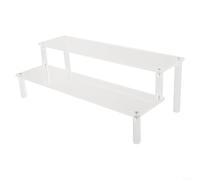 Espositore in acrilico, design multistrato staccabile, scaffale trasparente per profumi, gioielli, oggetti da collezione, cupcake, organizzazione domestica (4 strati 20 cm)