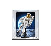 Espositore in Acrilico Modello/Vetrina per Display da Collezione,Protezione Antipolvere con Base per 31152 Astronauta spaziale giocattoli A,3MM