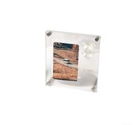 Espositore in acrilico per carte e foto da 7,6 cm, con quattro varianti di design, cornice trasparente per un'organizzazione e una presentazione efficaci (A)