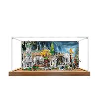 Espositore in acrilico per Lego 10316 Il Signore degli Anelli: Castello di Rivendell, scatola espositiva, custodia antipolvere compatibile con Lego 10316 (solo scatola espositiva) (sfondo 3 mm)