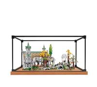 Espositore in acrilico per Lego 10316 Il Signore degli Anelli: Castello di Rivendell Set da costruzione, scatola espositiva, antipolvere, compatibile con Lego 10316 (solo scatola espositiva) (telaio