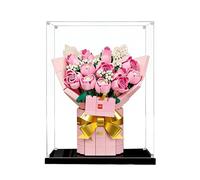 Espositore in acrilico per Lego 10374, modello rosa conservato, antipolvere, scatola trasparente, compatibile con 10374 (solo scatola) (2 mm trasparente)
