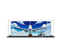 Espositore in acrilico per Lego 11378 Set di costruzione di aerei passeggeri, scatola trasparente antipolvere, solo vetrina, scatola di visualizzazione compatibile con Lego 11378 (base A)