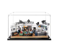 Espositore in acrilico per Lego 21328, antipolvere con protezione UV, misura personalizzata per Lego 21328, edizione da collezione (modello non incluso) (base nera + 3 mm)