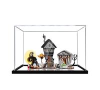 Espositore in acrilico per Lego 21351 Tim Burton's The Nightmare Before Christmas, scatola antipolvere, scatola trasparente, compatibile con Lego 21351 (solo custodia, nessun modello (2 mm)