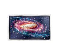 Espositore in acrilico per Lego 31212 Galaxy Pixel Art Building Set, scatola trasparente antipolvere, scatola da collezione (modello non incluso)