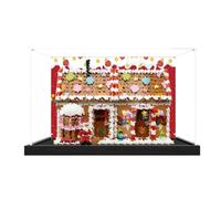 Espositore in acrilico per Lego 40809 Festive Gingerbread House Set (spray | Espositore in acrilico per Lego 40809, set di casa di pan di zenzero festivo, scatola antipolvere compatibile con Lego 40809