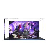 Espositore in acrilico per Lego 71469, set da costruzione di navi con squalo incubo, trasparente, antipolvere, compatibile con Lego 71469 (solo vetrina) (sfondo)