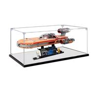 Espositore in acrilico per Lego 75341 Luke Skywalker Land Rover Building Set, scatola trasparente antipolvere, scatola da collezione (modello non incluso) (specchiato)