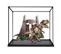 Espositore in acrilico per Lego 75936 Tyrannosaurus Rex, scatola trasparente antipolvere, compatibile con il modello Lego 75936 (modello non incluso) (telaio in lega A)