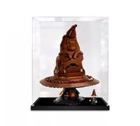 Espositore in acrilico per Lego 76429, scatola antipolvere compatibile con cappello parlante Lego Harry Potter, modello vetrina regalo (2 mm trasparente)