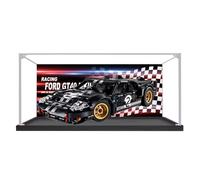 Espositore in acrilico per modellino Lego 42223, antipolvere, scatola trasparente, compatibile con 42223 (solo scatola) (sfondo A)