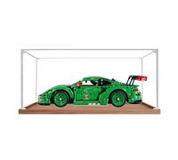 Espositore in acrilico per modellino Lego 42224, antipolvere, scatola trasparente, compatibile con 42224 (solo scatola) (trasparente 3 mm)