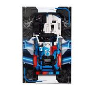 Espositore in acrilico per modellino Lego 42226, antipolvere, scatola trasparente, compatibile con 42226 (solo scatola) (pannello appeso)