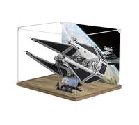 Espositore in acrilico per modello Lego 75382 Interceptor, scatola trasparente antipolvere, compatibile con il modello Lego 75382 (modello non incluso) (sfondo-B)