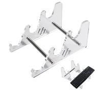 Espositore in acrilico per tastiere, supporto per tastiera da scrivania, installazione manuale, supporti inclinati in acrilico per donne e uomini, supporti per tastiera per tablet, im