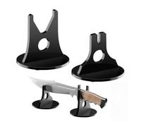 Espositore In Acrilico,Portacoltelli 2 Pezzi Con Base Antiscivolo - Supporti Per Esposizione In Materiale Acrilico | Per Feste Cucina Piano Tavolo Scrivania Casa Toeletta Collezione Per Camere