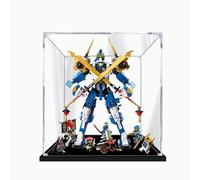 Espositore in acrilico trasparente, compatibile con il modello Lego 71785 Mecha, regalo antipolvere, protegge decorazioni, oggetti da collezione, organizer (solo scatola) (2 mm)