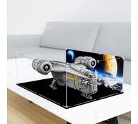 Espositore in acrilico trasparente, compatibile con il modello Lego 75331 da combattimento, regalo antipolvere, protegge decorazioni, oggetti da collezione, organizer (solo scatola) (spray posteriore