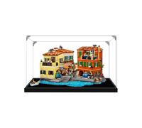 Espositore in acrilico trasparente per Lego 21359 Italian Riviera Architecture, scatola trasparente, scatola portaoggetti, scatola antipolvere (modello non incluso) (3 mm)