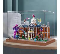 Espositore in acrilico trasparente per Lego 76294 X-Men X-Mansion, espositore da collezione, trasparente, antipolvere, espositore (solo custodia) (3 mm trasparente)