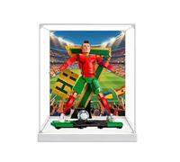 Espositore in acrilico trasparente per modello Le-go 43016 Classic Poses, scatola trasparente, scatola portaoggetti, scatola espositiva, compatibile con modello 43016 (solo vetrina) (versione sfondo-1