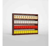 Espositore in Alluminio da Parete per Negozi al Dettaglio, supermercati, caffetterie e Bar - Custodia Porta fiammiferi, 70x50x7,5 cm (27,5x15,6x2,9 Pollici)