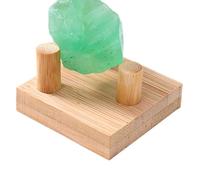 Espositore in cristallo, piccolo supporto decorativo naturale, supporto decorativo per la stanza, supporto in cristallo, per orologio da tasca fossile, casa, ufficio, negozio e museo