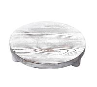 Espositore in legno, alzata rotonda per piante, vassoio decorativo per bagno, porta saponetta in legno di fattoria, vassoio in legno per interni, per tavolo, piano di lavoro, lavabo, decorazione per