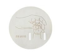 Espositore in legno con incisione per nascita, per neonati e neo genitori, pietre miliari della crescita