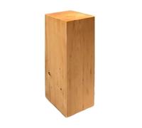 Espositore in legno con piedistallo per decorazioni nuziali ed esposizioni artistiche, non richiede montaggio, 18,5 x 18,5 x 90 cm, perfetto per la casa e gli eventi (marrone)