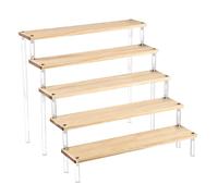 Espositore in legno Ripiano per espositori in acrilico per bambole modello