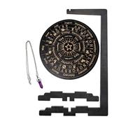 Espositore in legno - Supporto per pendolo, mensola per gioielli a forma di , organizer decorativo in progettato per meditazione energia focus e disposizione spirituale spazio