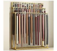 Espositore in metallo per cinture, cravatte, sciarpe e borse, organizer salvaspazio con ganci per armadio e negozio al dettaglio, soluzione versatile e durevole