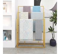 Espositore in metallo per sciarpe e sciarpe, per vendita al dettaglio e commerciale, ideale per sciarpe, scialli e accessori, massimizza la visibilità e la nizzazione