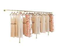 Espositore in metallo resistente per negozi di abbigliamento moderni e semplici, appendiabiti, appendiabiti a parete, portasciugamani da bagno, appendiabiti multiuso per...